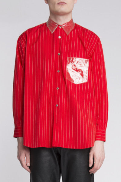 COMME des GARÇONS <br> Plastic Collar Shirt