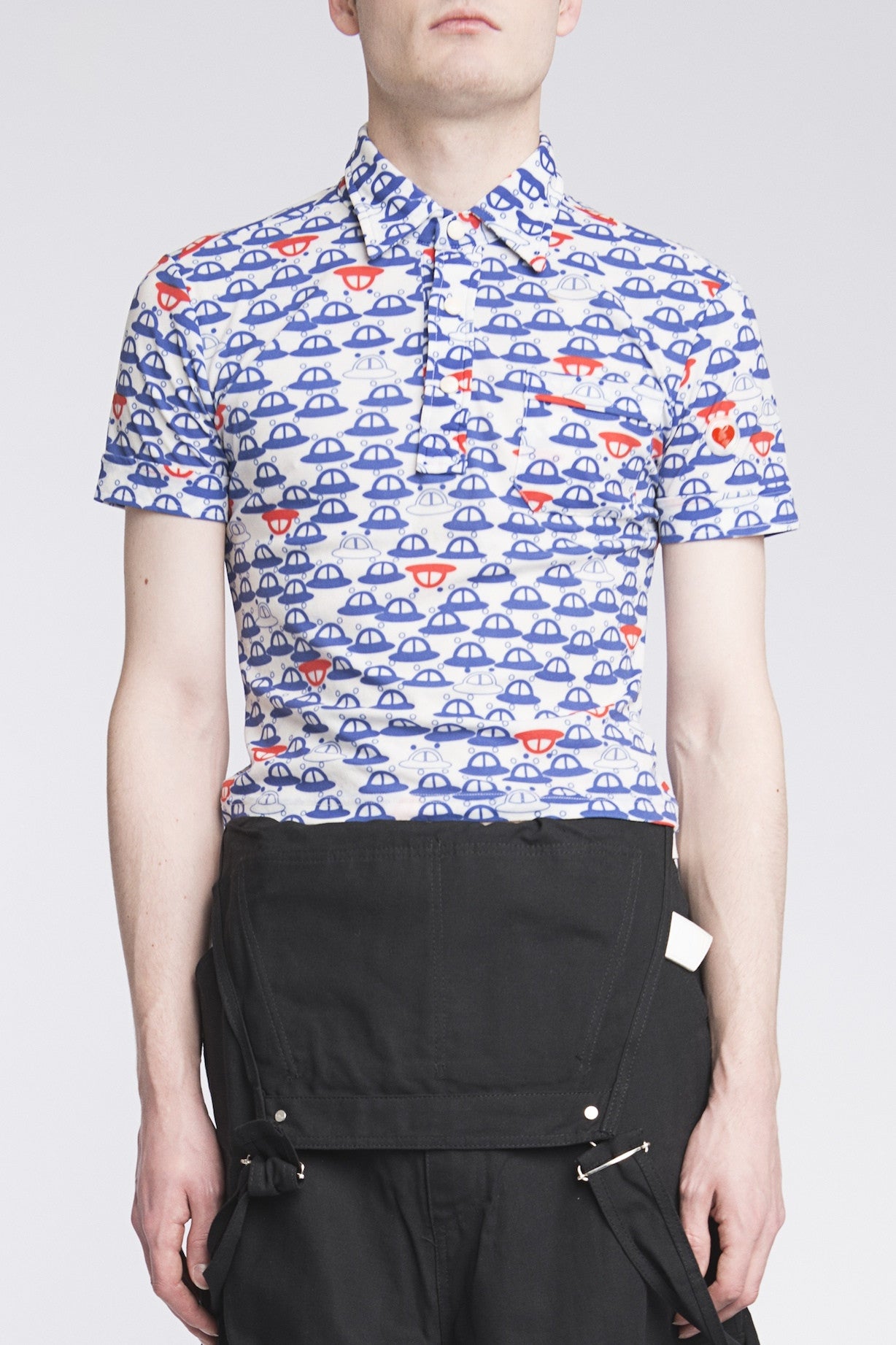 W&LT ノースリーブシャツ　稲妻　WALTER VAN BEIRENDONCK W< ノースリーブシャツ 稲妻 WALTER VAN BEIRENDONCK W