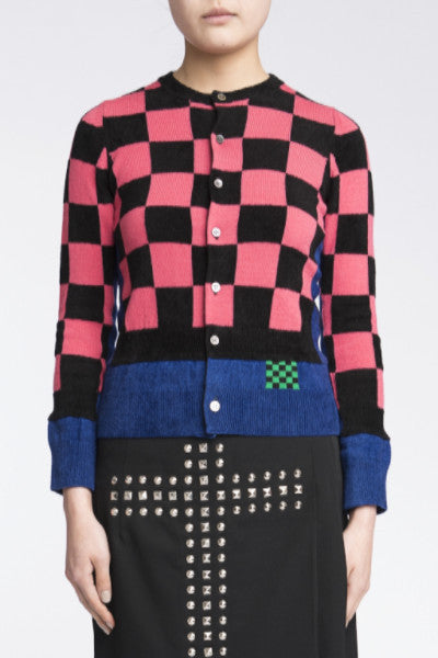 COMME des GARÇONS <br> Checkerboard Sweater