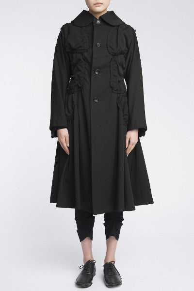 COMME des GARÇONS <br> Coat With Attached Patches