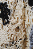 Yohji Yamamoto <br> Floral crochet knit