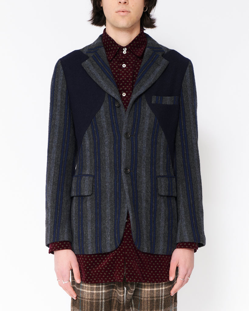 COMME des GARÇONS HOMME PLUS race panelled jacket