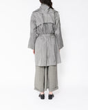 Issey Miyake crinkled raincoat