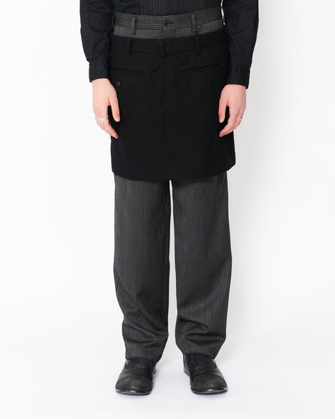 COMME des GARÇONS backwards skirt trousers