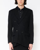 COMME des GARÇONS HOMME PLUS diagonal wrap jacket