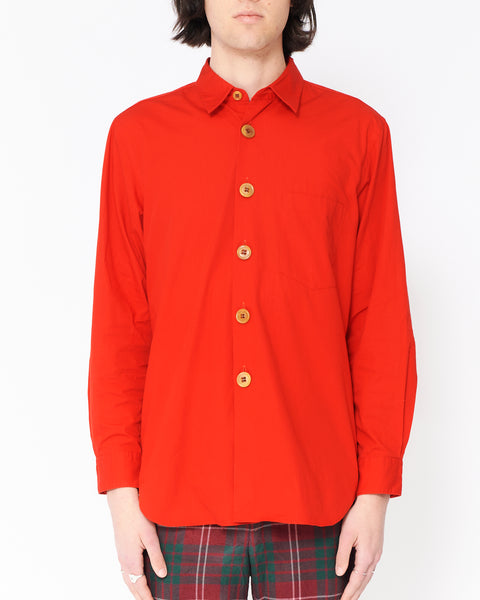 COMME des GARÇONS HOMME PLUS hyperbolic button shirt