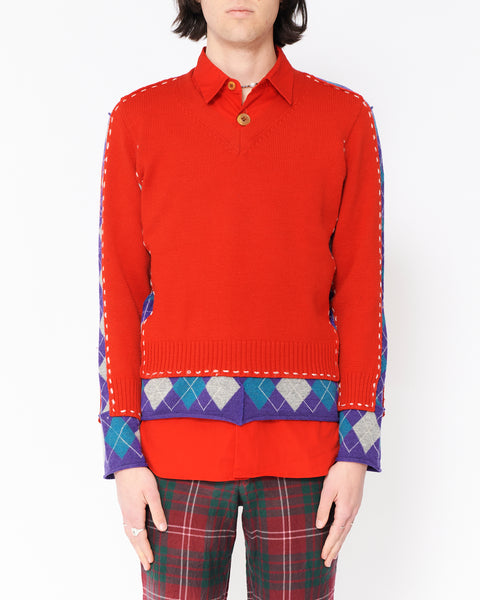 Issey Miyake pattern piece knit