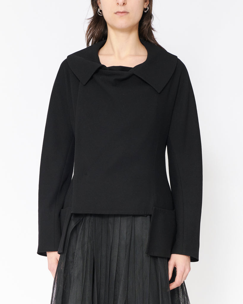 Yohji Yamamoto square wrap jacket