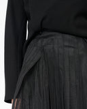 noir kei ninomiya fractured tulle skirt