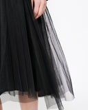 noir kei ninomiya fractured tulle skirt
