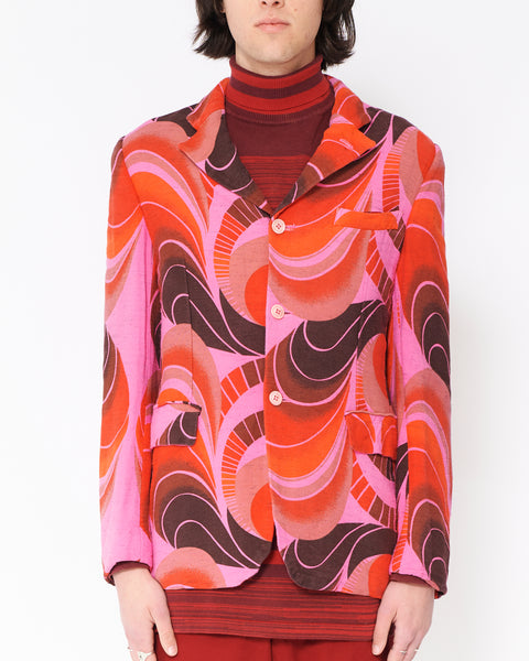 COMME des GARÇONS HOMME PLUS psychedelic panther jacket