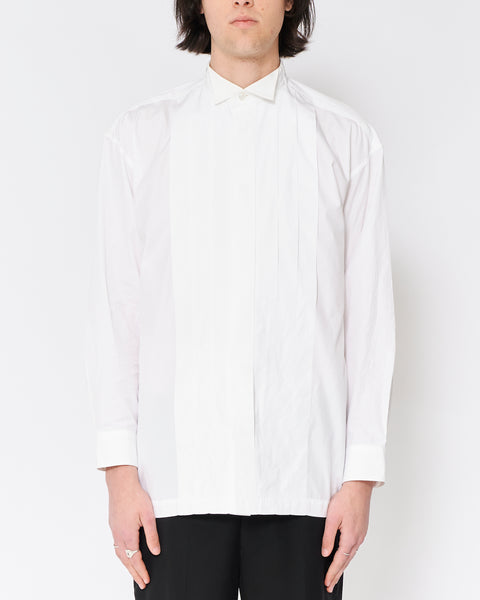 Issey Miyake flip collar shirt