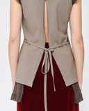 COMME des GARÇONS bias-cut layered top