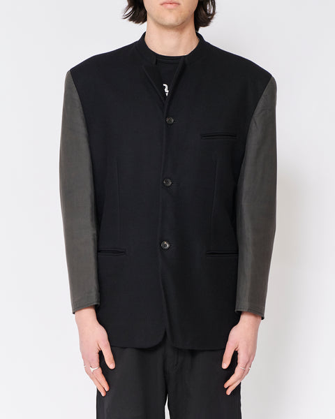 COMME des GARÇONS HOMME PLUS contrast sleeve jacket