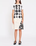 COMME des GARÇONS numbers and stars t-shirt