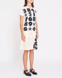 COMME des GARÇONS numbers and stars t-shirt