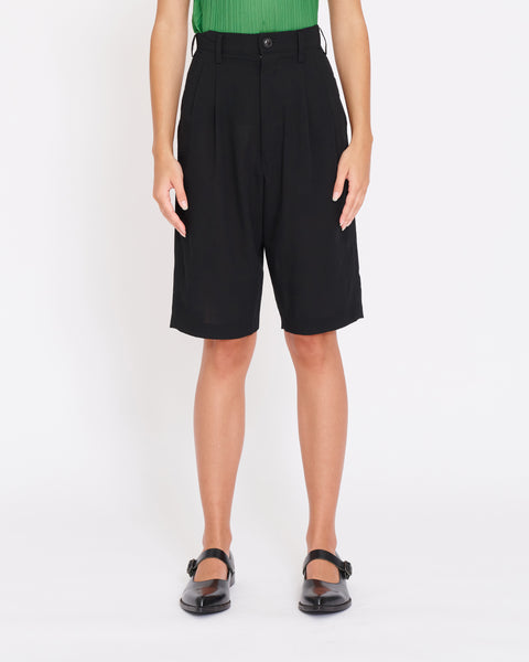 Yohji Yamamoto knee-length shorts