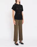 COMME des GARÇONS lace flower t-shirt