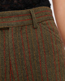 COMME des GARÇONS Tricot striped cuffed trousers