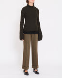 Yohji Yamamoto bell sleeve knit jumper
