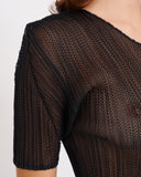 ISSEY MIYAKE mesh pleat tank top