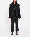 Yohji Yamamoto shearling dinner jacket