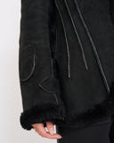 Yohji Yamamoto shearling dinner jacket