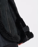 Yohji Yamamoto shearling dinner jacket