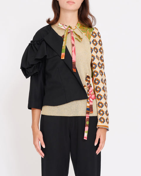 COMME des GARÇONS half-half jacket