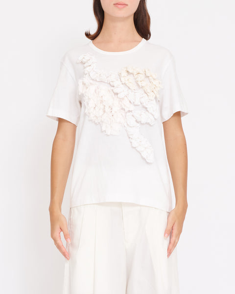COMME des GARÇONS ruffle patchwork top