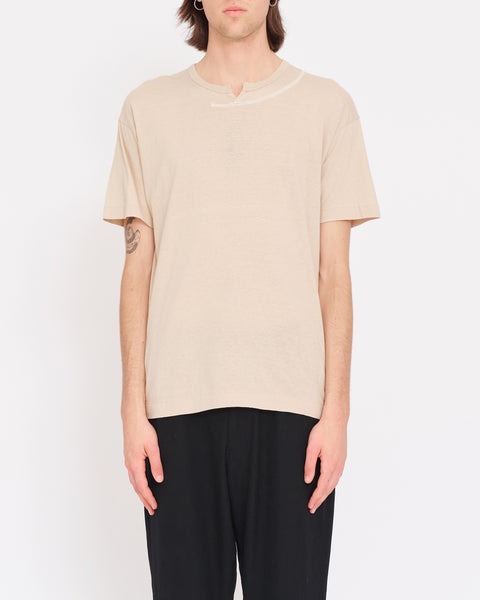 COMME des GARÇONS HOMME stitch collar t-shirt