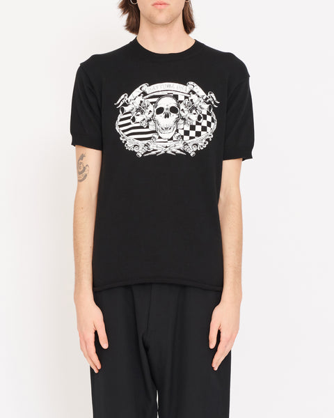 JUNYA WATANABE MAN COMME des GARÇONS daytona knitted t-shirt