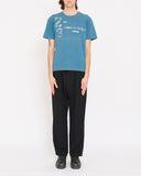 COMME des GARÇONS HOMME silver print t-shirt