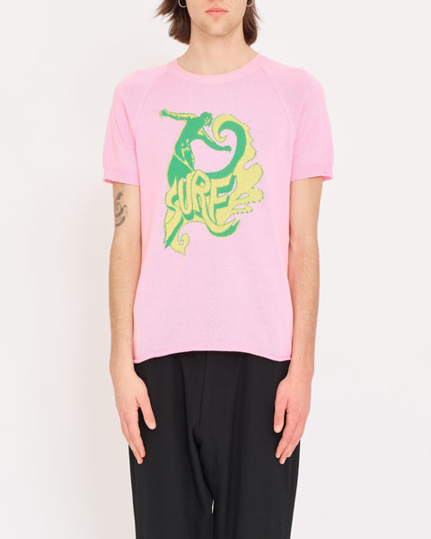 JUNYA WATANABE MAN COMME des GARÇONS intarsia surfy short sleeve knit