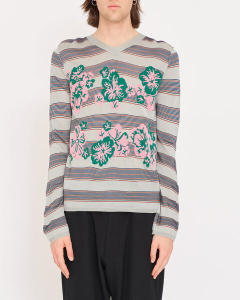 COMME des GARÇONS HOMME PLUS Hawaiian flora sweater
