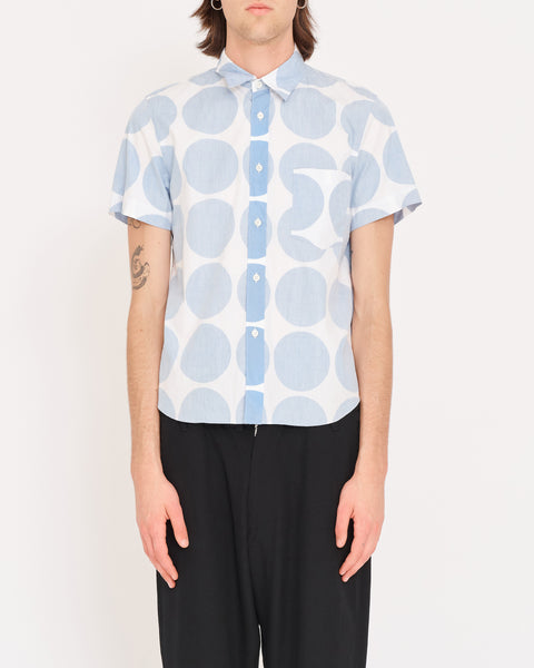 COMME des GARÇONS HOMME PLUS circular motif short-sleeve shirt