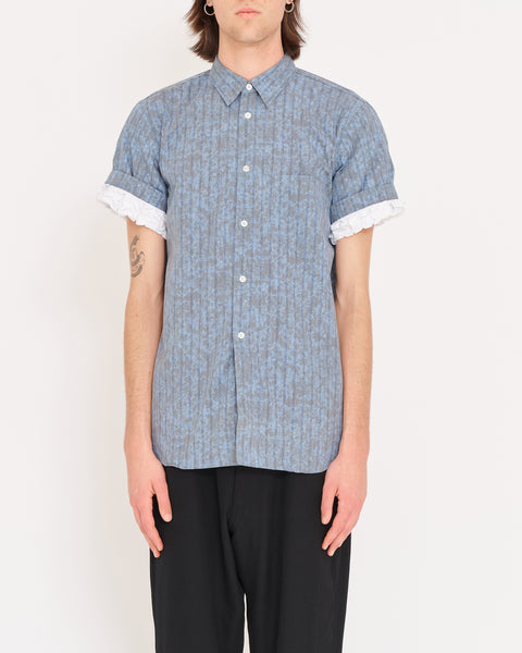 COMME des GARÇONS HOMME PLUS ruffle detail short-sleeve shirt