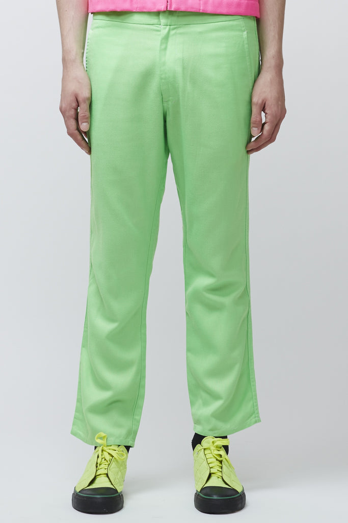 COMME des GARÇONS <br> Neon Green Pants