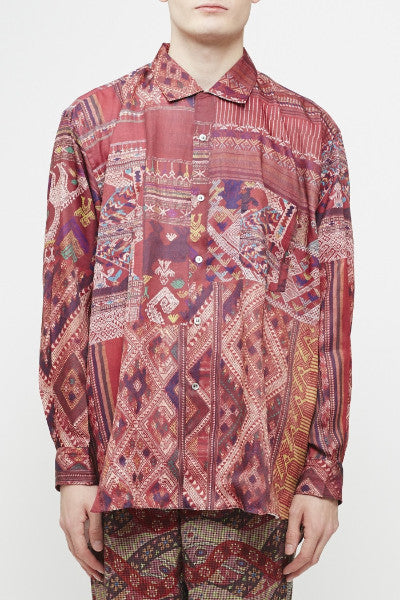 COMME des GARÇONS <br> Oversized Ethnic Print Shirt