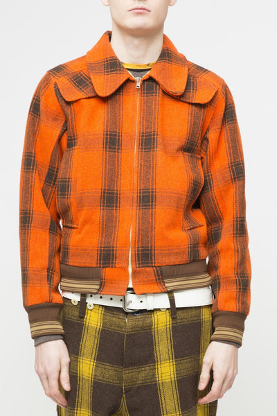 Walter Van Beirendonck <br> Red Plaid Jacket