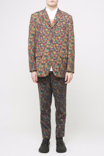 COMME des GARÇONS <br> Floral Psychedelic Suit