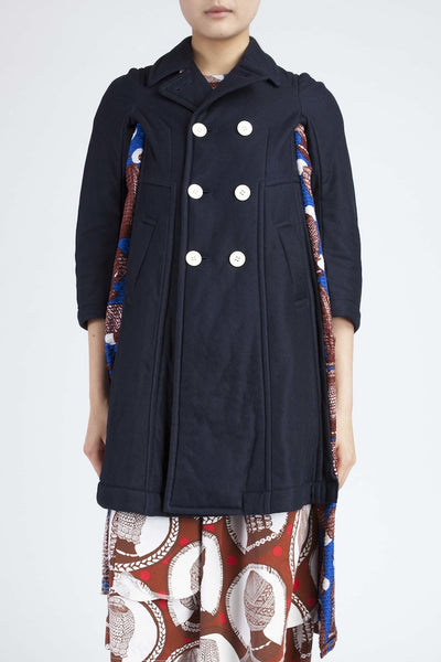 COMME des GARÇONS <br> Hair Braid Printed Coat