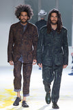 YOHJI YAMAMOTO Pour Homme leather print suit