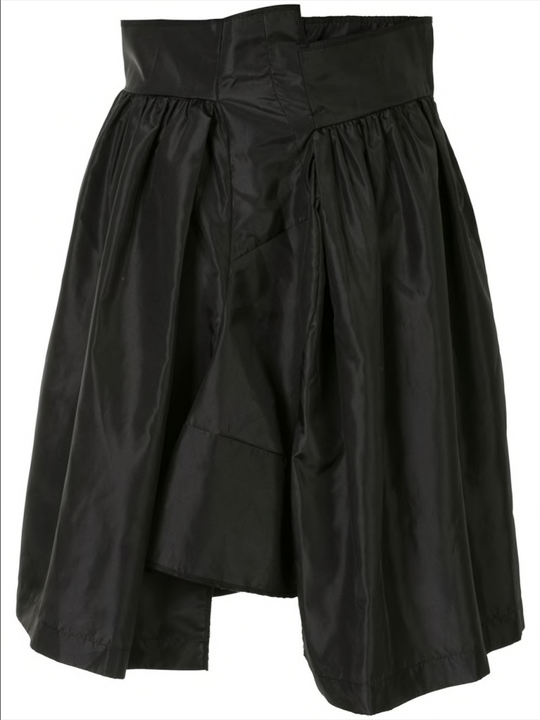 COMME DES GARÇONS asymmetric draped skirt