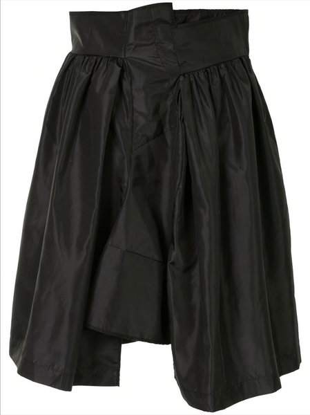 COMME DES GARÇONS asymmetric draped skirt