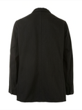 Yohji Yamamoto trim detailing buttoned jacket