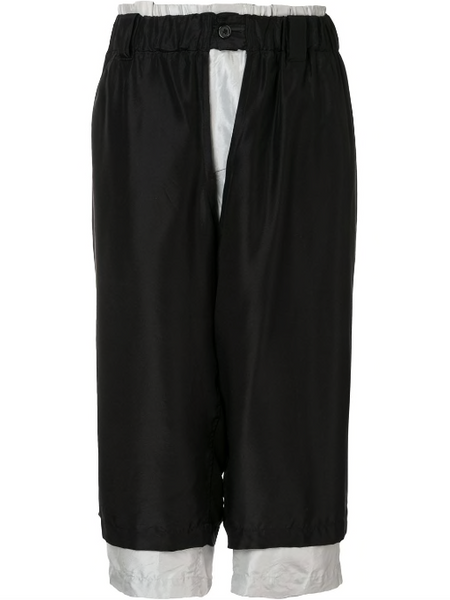 YOHJI YAMAMOTO double-layered trousers