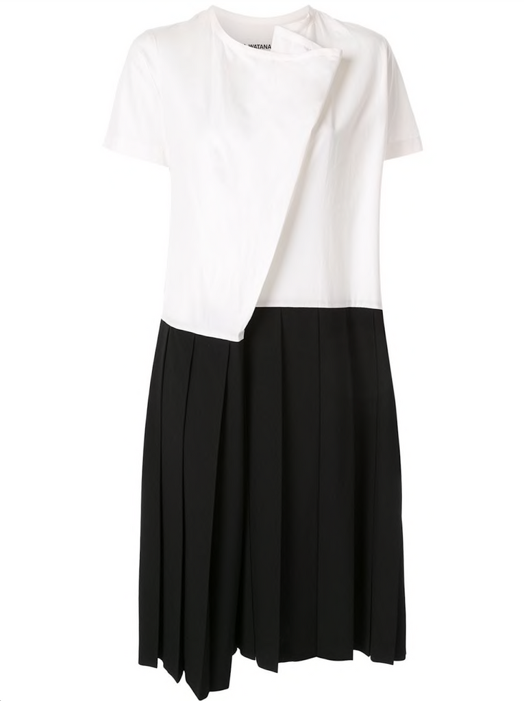 JUNYA WATANABE COMME DES GARÇONS pleated top & skirt dress