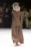 Yohji Yamamoto quilted paisley skirt