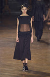 Yohji Yamamoto <br> Sheer Centre Dress